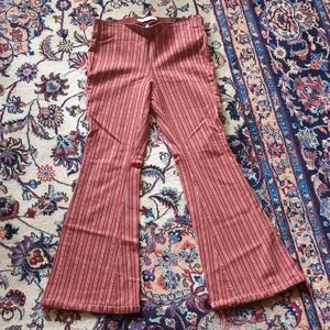 Ella Moss Red and White Striped Pants